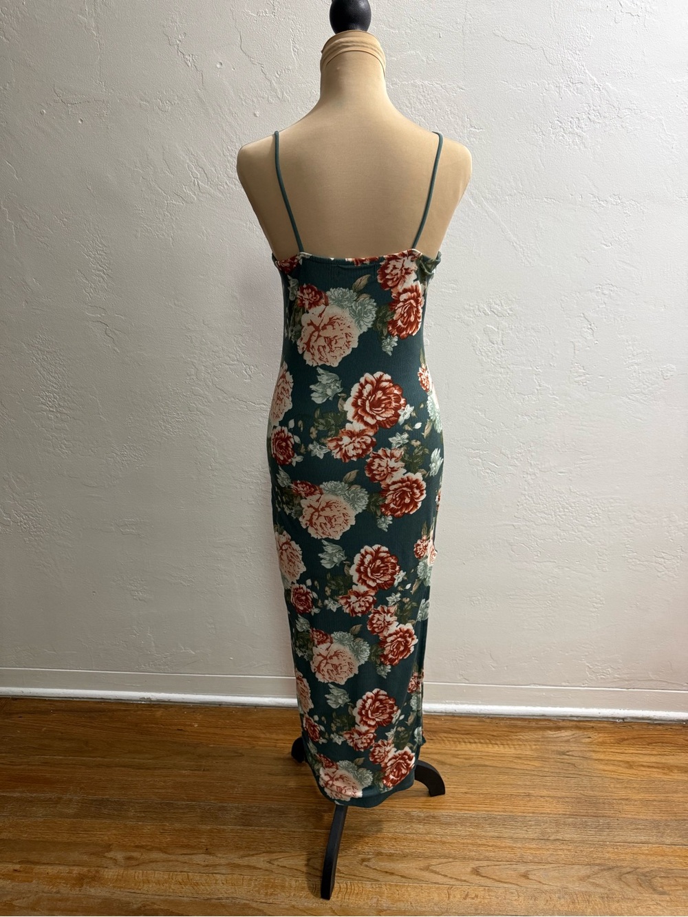 J for Justify Green Floral Slip Maxi Dress - Picture 2 of 3
